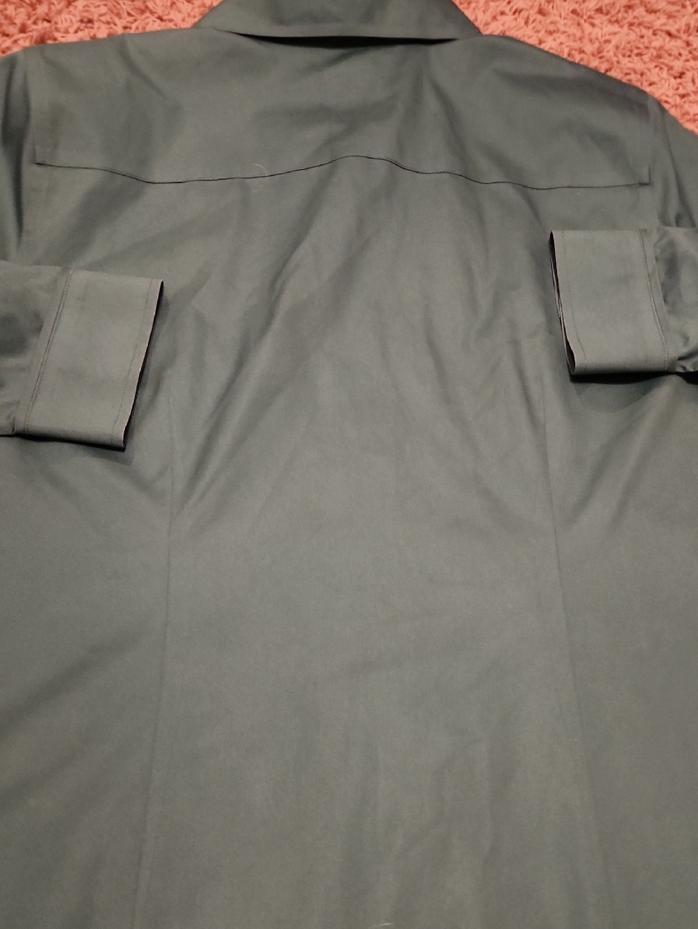 NWT Chico's Kelly Green Long-Sleeve Button Shirt Size 3 - Picture 8 of 11